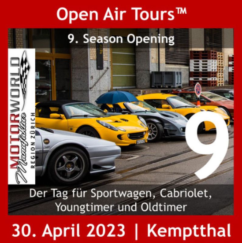 Tour 2023 - 03 | Open Air Tours Season Opening im Motorworld Kemptthal